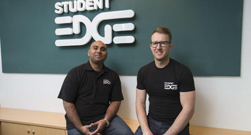 - Student Edge Co Founder, Jeremy Chetty (left)